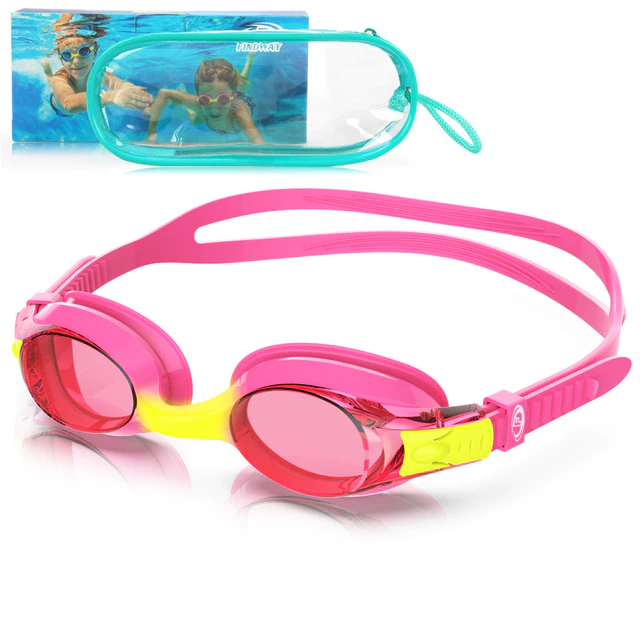 Kids Swimming Goggles Waterproof Anti-Fog UV Eyewear - Kids