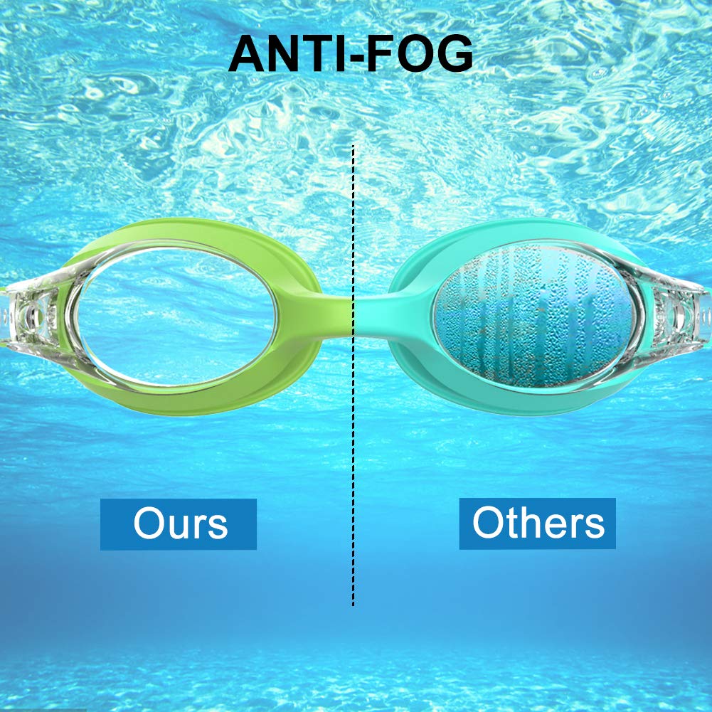 Kids Swimming Goggles Waterproof Anti-Fog UV Eyewear - Kids - Image 8